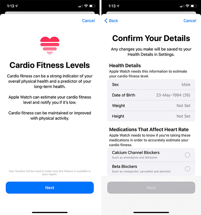 Richten Sie Cardio Fitness iPhone Apple Watch ein