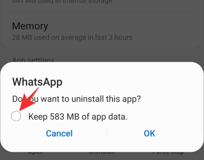 So behalten Sie App-Daten bei der Deinstallation einer App unter Android