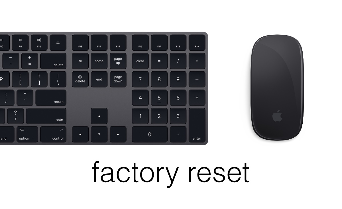 Zurücksetzen der Magic Mouse oder Magic Keyboard mit einem Mac auf