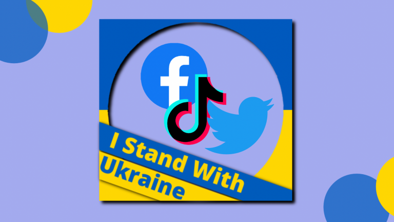 So fügen Sie die Ukraine-Flagge zu Facebook, Twitter und TikTok hinzu