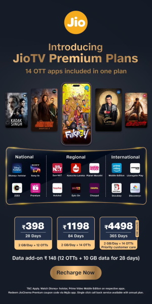 JioTV Premium-Pläne mit OTT-App-Zugriff eingeführt;  Schauen Sie sich die Details an!