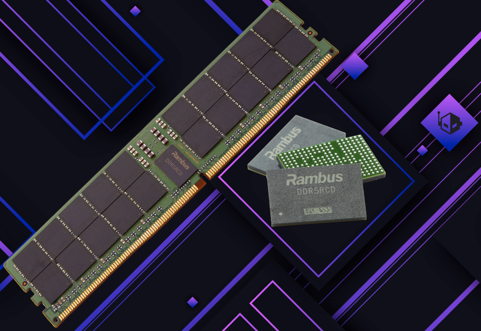 Rambus rüstet Rechenzentrumsserver mit dem branchenweit ersten DDR5-RCD auf und bietet Geschwindigkeiten von bis zu 7200 MT/s1