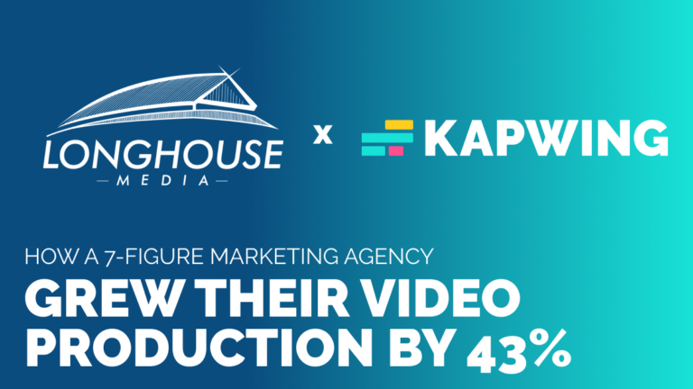 Wie diese siebenstellige Marketingagentur mit Kapwing die Videoproduktion um 43 % steigern konnte