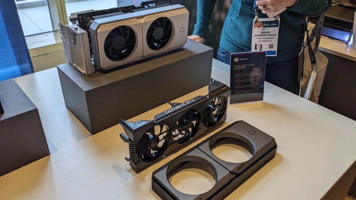 Projekt-VGA-GPU-Kühler-Prototyp von Cooler Master auf der CES 2024 vorgestellt