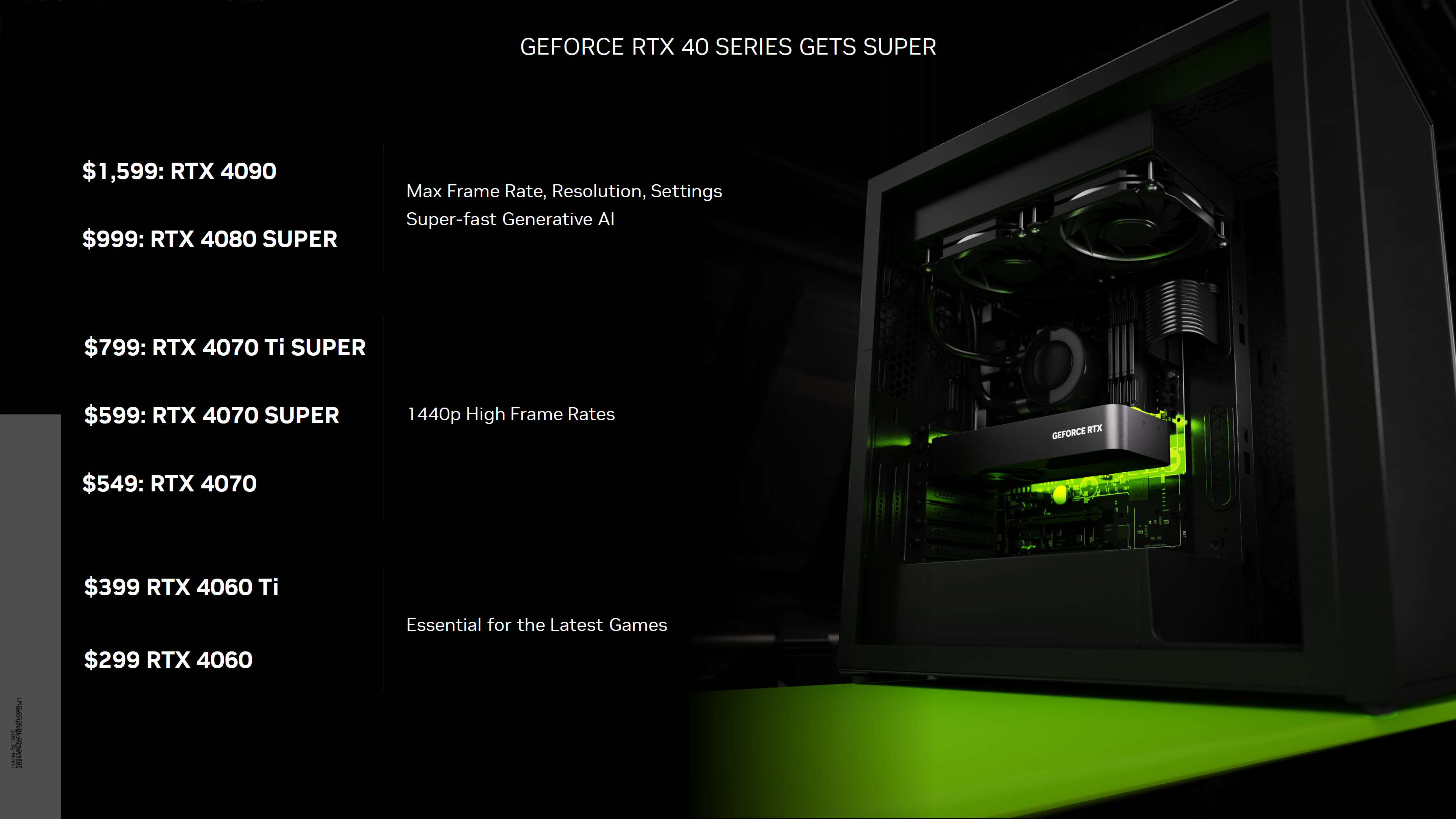 NVIDIA GeForce RTX 4070 SUPER GPU mit 20 % mehr Kernen für 599 $ aufgerüstet, schneller als eine RTX 3090 2