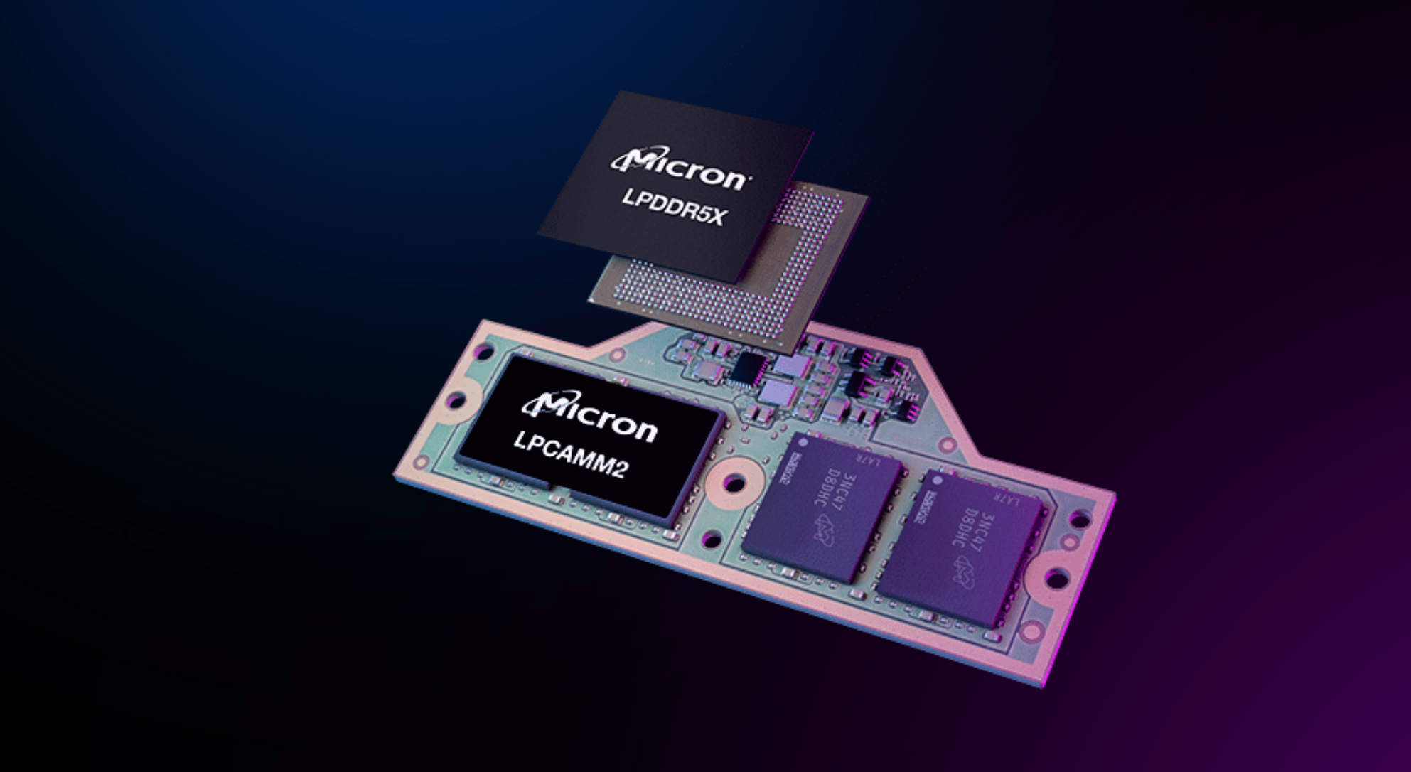 Micron LPCAMM2-Speicher mit LPDDR5X steigert Laptops mit bis zu 64 GB Kapazität, 9,6 Gbit/s Geschwindigkeit und kompaktem Formfaktor 2