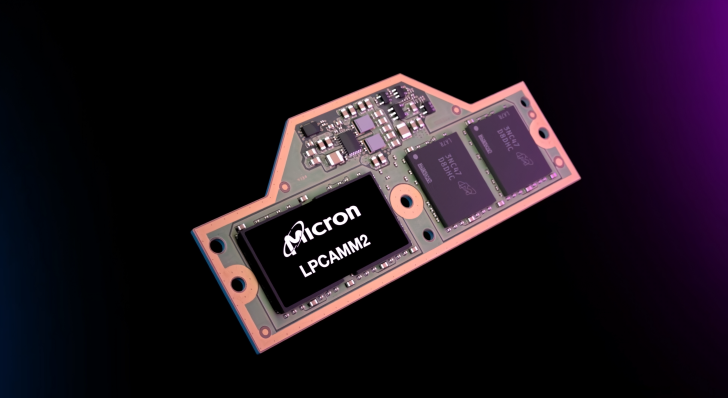 Micron LPCAMM2-Speicher mit LPDDR5X steigert Laptops mit bis zu 64 GB Kapazität, 9,6 Gbit/s Geschwindigkeit und kompaktem Formfaktor