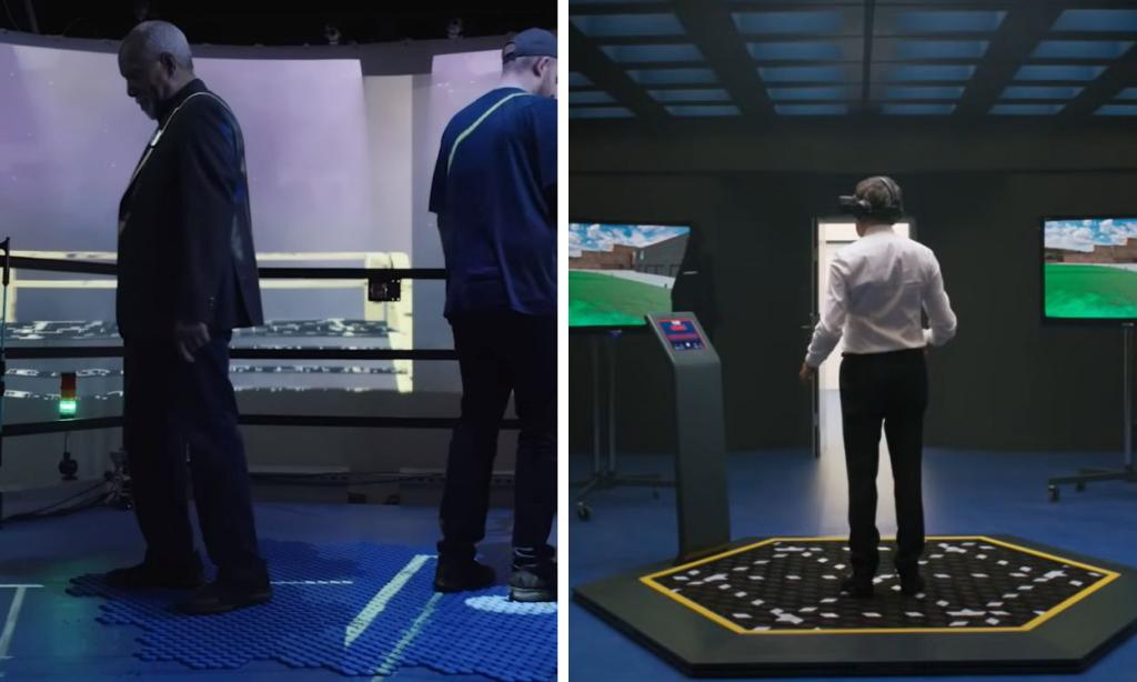 Mit dem HoloTile-Boden von Disney können Sie sich in VR frei bewegen