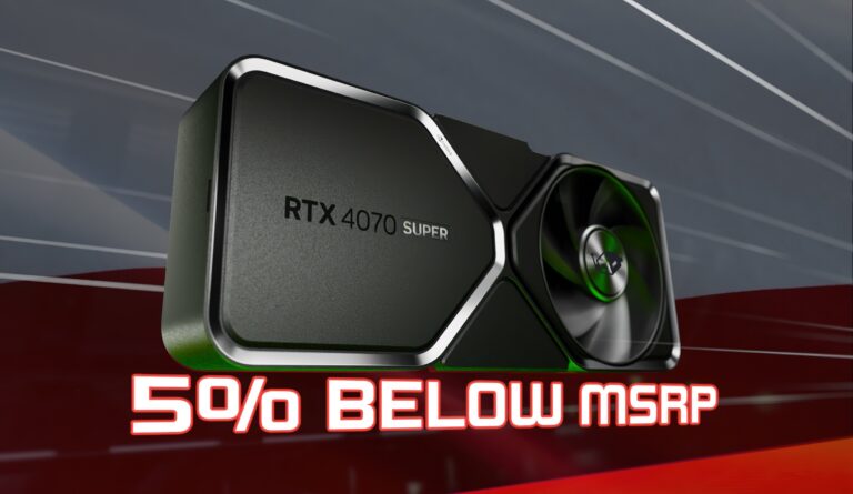 NVIDIA GeForce RTX 4070 SUPER-GPUs werden in Polen unter dem UVP verkauft, bereits 5 % günstiger