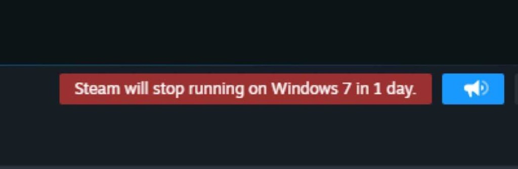 Windows 7 Steam unterstützt Benachrichtigungen nicht