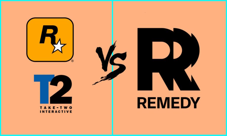 Take-Two Interactive Battles Remedy Entertainment über dem „R“-Logo