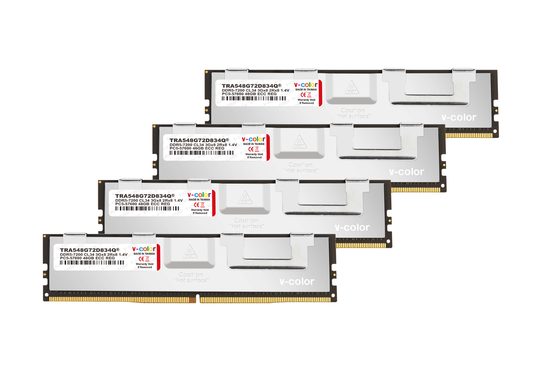 V-Color bringt 192 GB DDR5 R-DIMM-Speicherkits auf den Markt, übertaktungsbereit für AMD TRX50-Plattformen und bis zu 7200 MT/s 2
