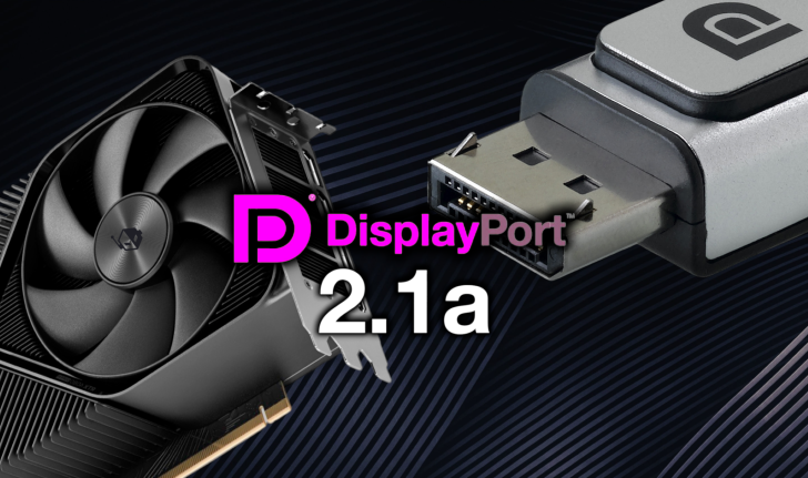 Offizieller VESA DisplayPort 2.1a-Standard, verbesserte Qualität, Bildwiederholraten, längere Kabel, auf GPUs und Displays der nächsten Generation ausgerichtet