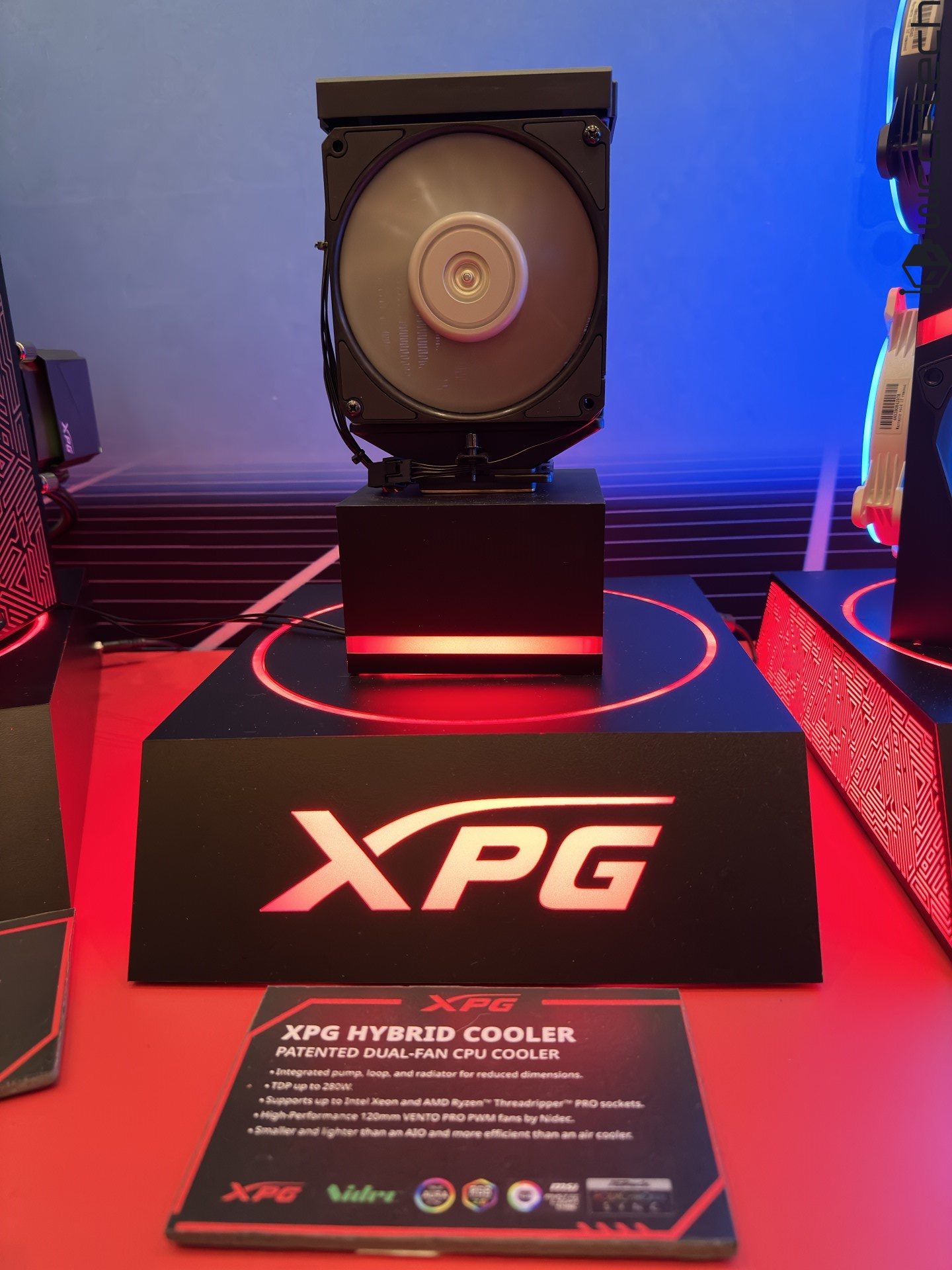 XPG stellt Hybrid-Luft- und Flüssigkeitskühler mit bis zu 280 W Kühlung für Intel- und AMD-CPUs vor 2