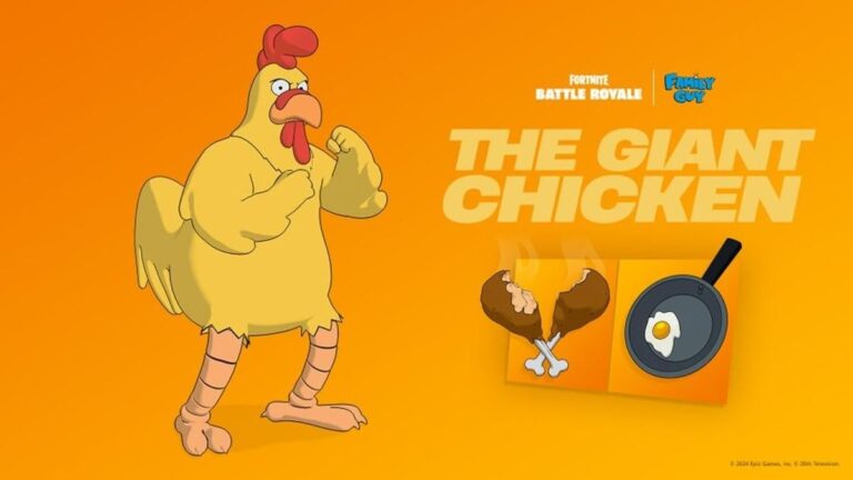 Fortnite fügt dem Item-Shop das Riesenhuhn von Family Guy hinzu