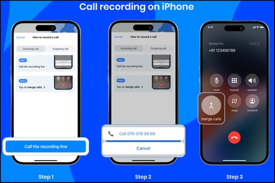 Anrufaufzeichnung mit Truecaller auf iOS