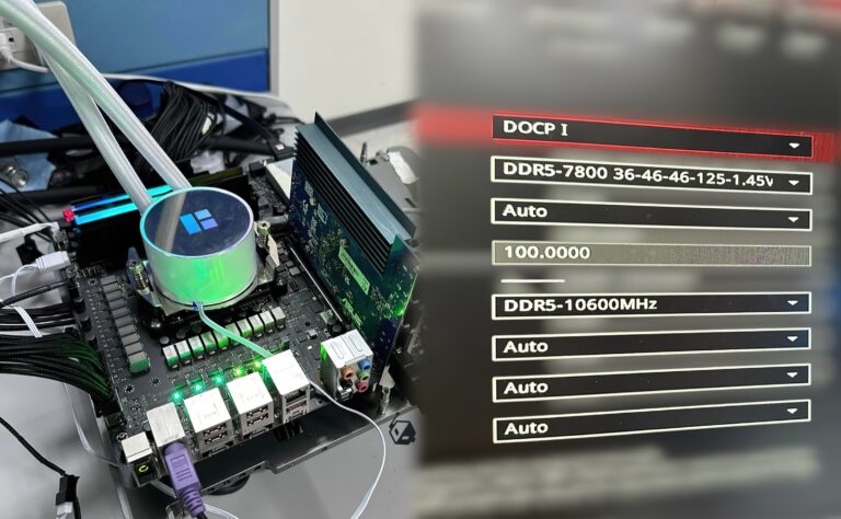 Pro-Overclocker erreicht DDR5-10600-Speichergeschwindigkeit mit AMD Ryzen 7 8700G APU und ASUS ROG Crosshair X670E GENE