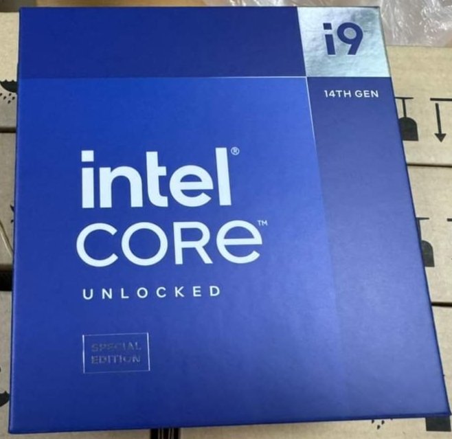 Intel Core i9-14900KS 6,2 GHz „Special Edition“-CPU vor der Markteinführung abgebildet, Preis etwa 750 US-Dollar