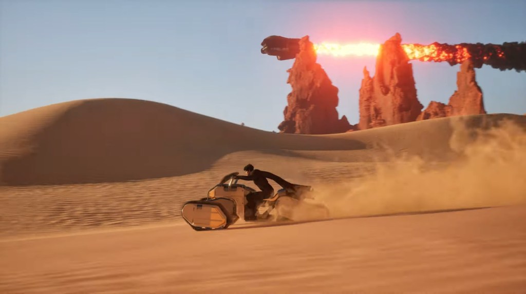 Fahrzeugverfolgung in Dune Awakening