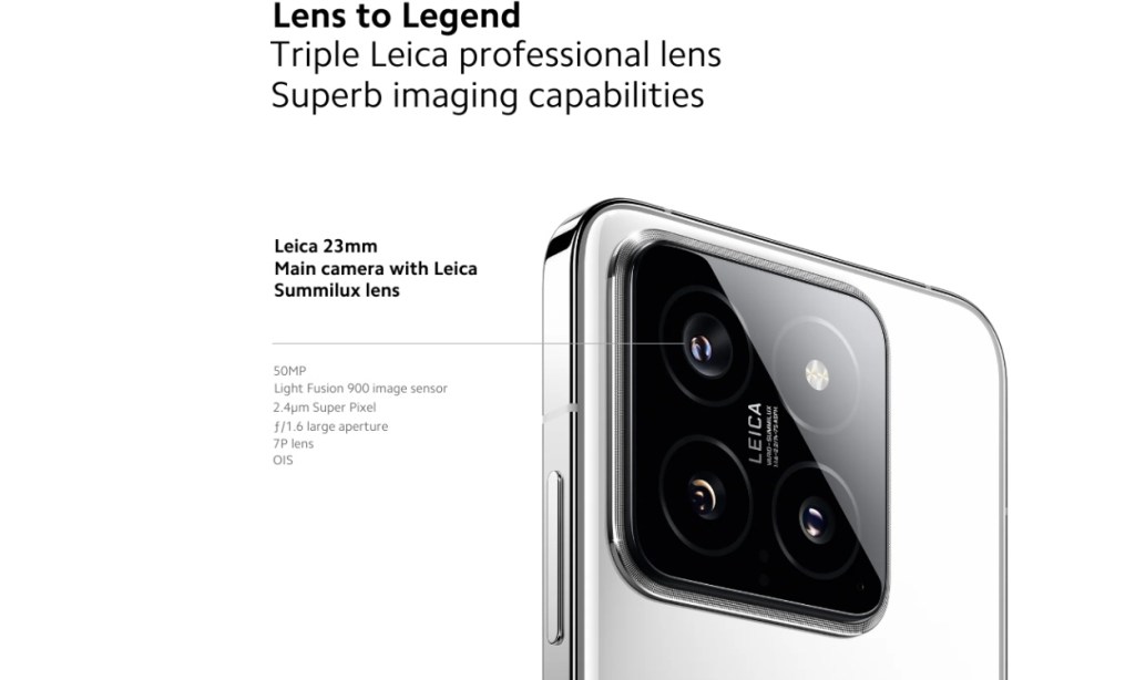 Xiaomi 14 Kameras