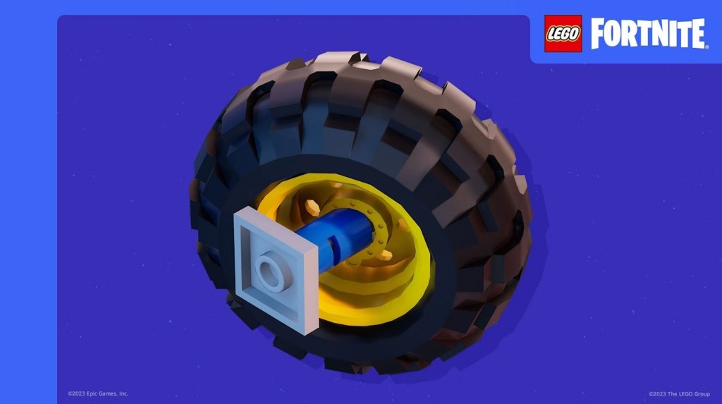 Drehbare Räder LEGO Fortnite