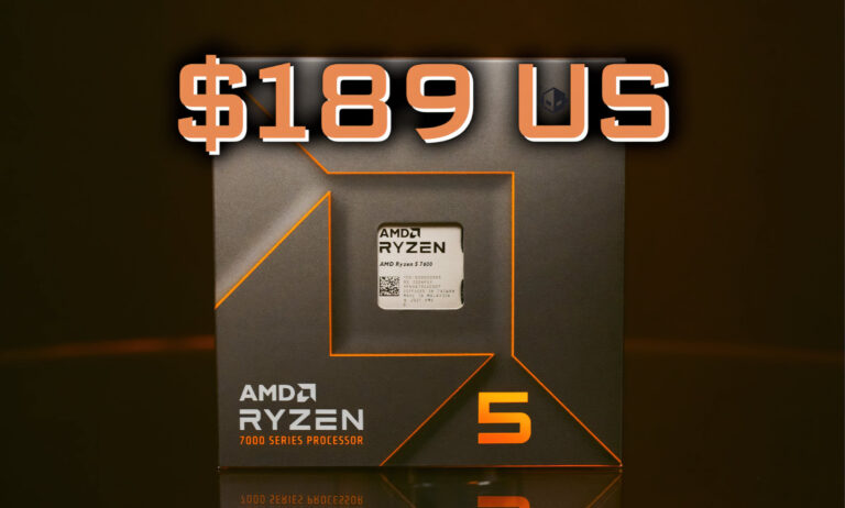 AMD Ryzen 5 7600 6-Core-Desktop-CPU jetzt für 189,99 US-Dollar erhältlich