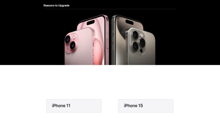 Apple stellt im Rahmen seines ausführlichen Vergleichs neue „Gründe für ein Upgrade“ vor, um iPhone-Besitzern den Umstieg auf ein neueres Modell zu erleichtern