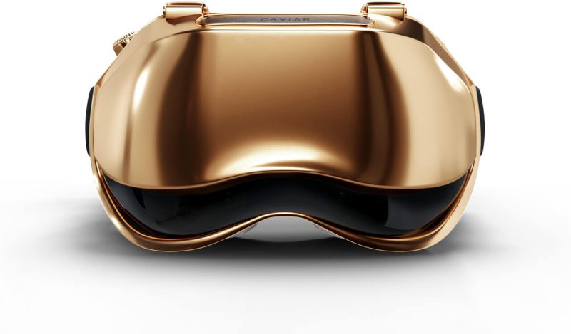 Caviar Apple Vision Pro-Modifikation mit 18 Karat Gold