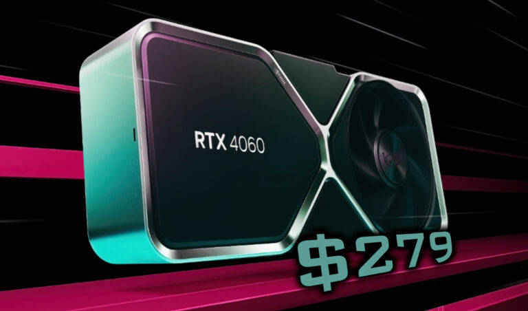Der Preis für die GeForce RTX 4060 von NVIDIA sinkt auf 279 US-Dollar und nähert sich damit dem „Sweet Perf/$“-Spot