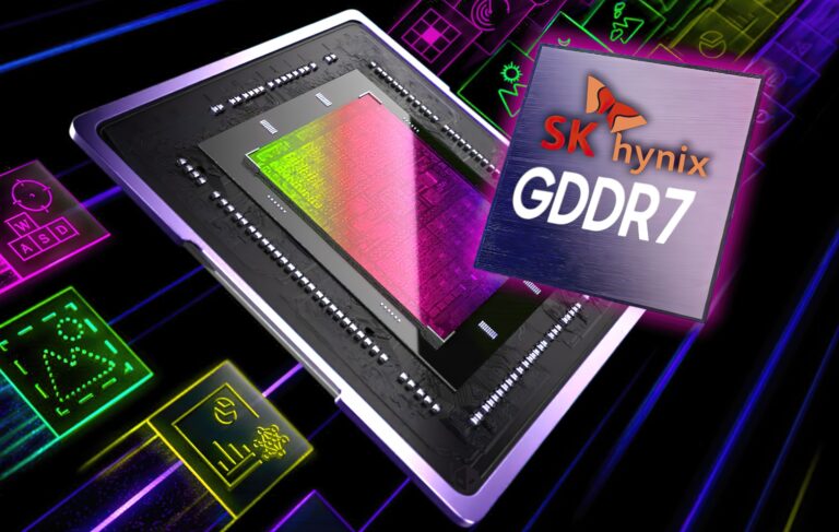Der GDDR7-Speicher von SK Hynix steigert die GPU-Bandbreite auf bis zu 160 GB/s mit 40-Gbit/s-Chips und 24-Gbit-Kapazität