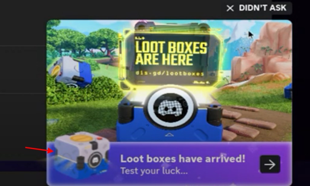 Discord Loot Box-Video wird automatisch abgespielt