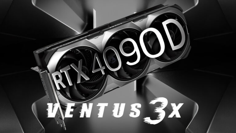MSI GeForce RTX 4090D Ventus 3X GPU, Triple-Slot und eine winzige Werksübertaktung