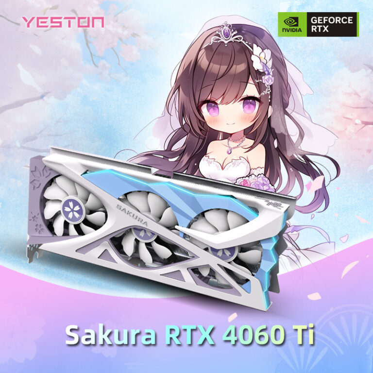 Yeston bringt GeForce RTX 4060 Ti SAKURA 16 GB Grafikkarte auf den Markt: Anime-Thema und Preis von 529 $